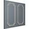 Ekena Millwork 24-in. W x 48-in. H Oxford Panel Moulding Kit Double Panel PMLKOXS24X48B - alternate 8
